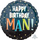 18" Happy Birthday Man
