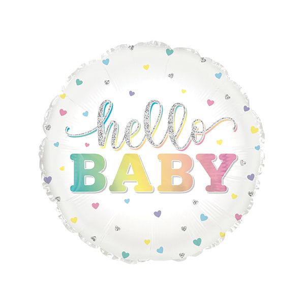 18" Hello Baby Pastel