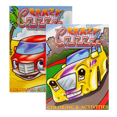 Jumbo Crazy Carzzz Coloring & Activity Book