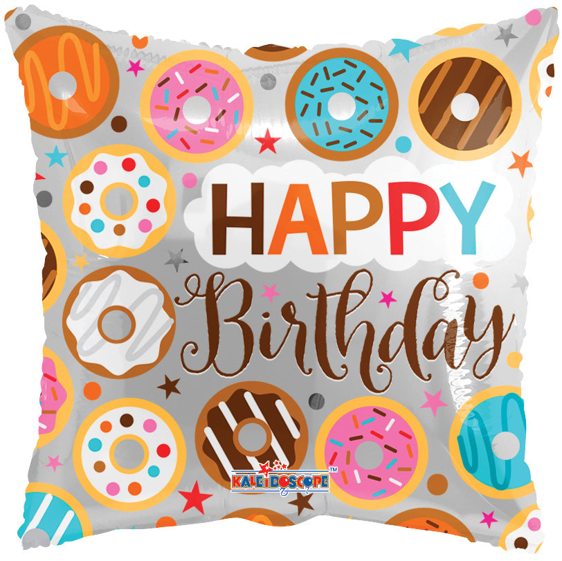18" Happy Birthday Donuts