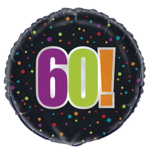 Birthday Cheer 60th Birthday Mylar