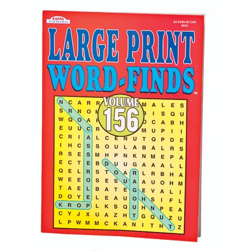 Kappa Large Print Word-Find