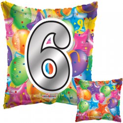 Square 6 Birthday Mylar