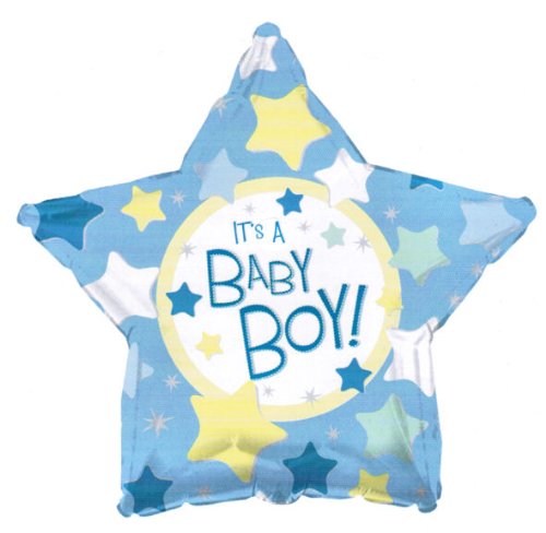 18" It's a Boy Blue Star