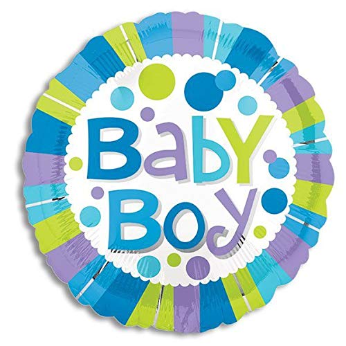 18" Baby Boy Stripes Dots