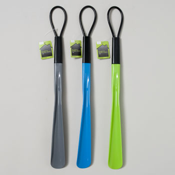 Shoe Horn Plastic w/ Loop 15"