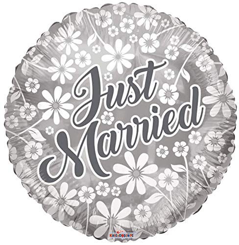 Just Married w/ Flowers