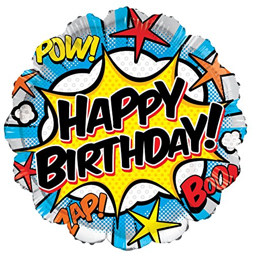 18" Comic Happy Birthday