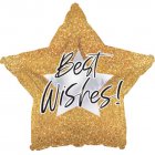 18" Best Wishes Glitter