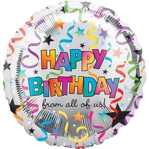 18" BIRTHDAY FROM ALL