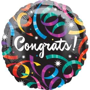 18" CONGRATS STREAMERS