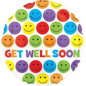 18" BRIGHT SMILES GET WELL SOON