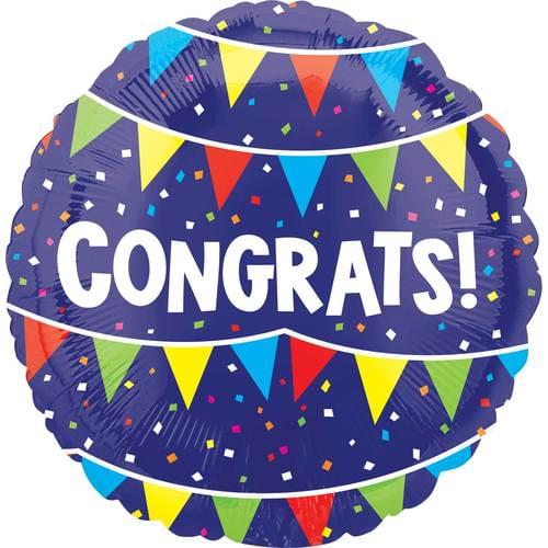 18" CONGRATS BUNTING