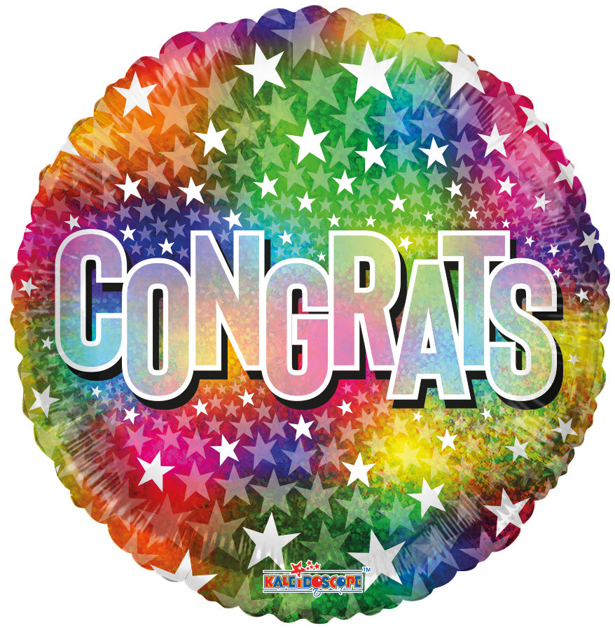 18″ Holographic Congrats