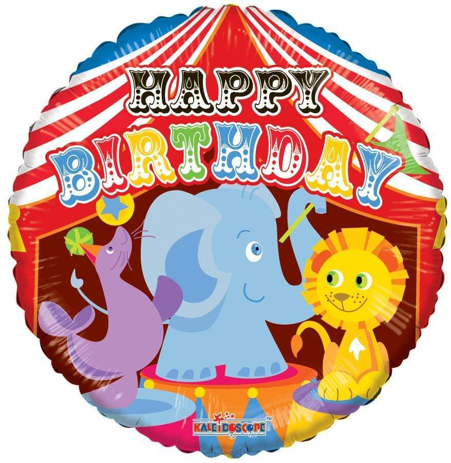 18" Birthday Circus Balloon