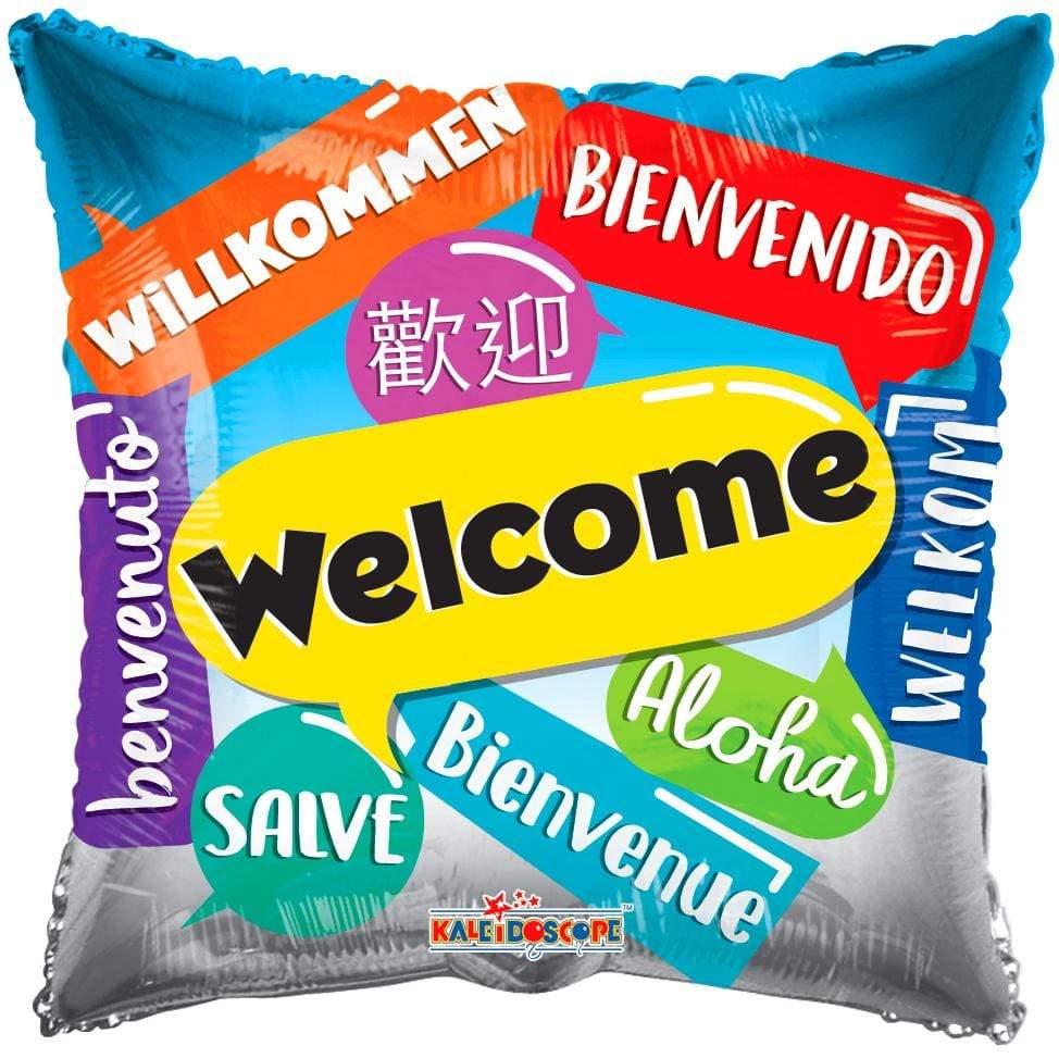 18" Welcome in Different Languages