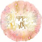 17'' Happy Birthday Rose Gold