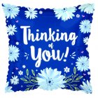 18" Thinking Of You Blue Daisies