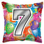 Square 7 Birthday Mylar