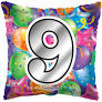 Square 9 Birthday Mylar